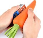 Mini Grater, Stainless Steel Cheese Ginger Vegetable Spices Small Grater for Kitchen (White) - Image 3