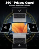 F FORITO 15.6 Inch Laptop Privacy Screen Protector, 360° Anti Peeping and Anti Glare Laptop Privacy Shield Compatible with 15.6" HP/Lenovo/Dell/Acer/ASUS/Thinkpad with 16:9 Aspect Ratio - Image 3