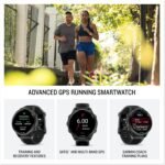 Garmin® Forerunner® 570, 47mm, Advanced GPS Running and Triathlon Smartwatch, AMOLED Display, Training and Recovery Features, Slate Gray Aluminum with Translucent Black/Black Band - Image 3