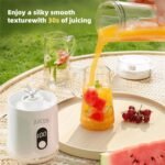 Personal Portable Cordless Blender for Shakes and Smoothies and Juice,21 Oz USB-C Rechargeable Mini Mixer with Extra Lid for Travel, Office, Gym - Image 3