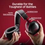 HyperX Cloud III S – Wireless Gaming Headset for Multi-Platform, 2.4GHz, Bluetooth, Battery Life up to 120 Hours 2.4GHz / 200 Hours Bluetooth, 53mm Angled Drivers, Detachable Mic – Black - Image 6