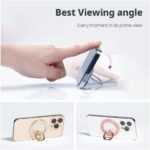 iRing Magnetic Phone Ring Holder for MagSafe, 360° Rotation Finger Grip Stand Compatible with iPhone 17/16/15/14/13/12 – Strong Magnetic Grip, iRing Mag Glam (Black) - Image 5