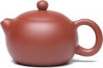 Fine Yixing Clay Teapot Set,Chinese Genuine Handmade Tea Pot 7.8 Oz with Filter,Infuse Brew Kungfu Tea Maker - Image 3