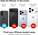 HAOPINSH Wallet Case with Card Holder for iPhone 17 White Leopard Cheetah Pattern Back Flip Folio PU Leather Kickstand Card Slots Case for Women Girls,Magnetic Clasp Shockproof 6.3" - Image 3