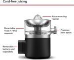 KitchenAid Go Cordless Citrus Juicer - battery sold separately, KCJR160, Black Matte - Image 3