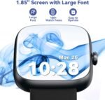 DAVIKO Pedometer Watch No APP/Phone Required, 1.83" Display Smart Watches with Pedometer, Calories & Step Counter, Waterproof Fitness Tracker with Heart Rate/Sleep Monitor for Men Women - Image 7