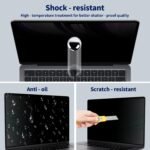 Magnetic Laptop Privacy Screen 14 Inch 16:9, Removable Matte Anti Glare Blue Light Filter - Computer Privacy Shield for 14in Laptop Protector - Image 6