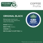 Green Mountain Coffee Roasters Original Black Iced Cold Brew Coffee, Single Serve Keurig K-Cup Pods, 20-Count Box - Image 4