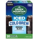 Green Mountain Coffee Roasters Original Black Iced Cold Brew Coffee, Single Serve Keurig K-Cup Pods, 20-Count Box - Image 8