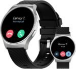 Motorola Moto Watch 120 - Premium Bluetooth Smartwatch with AMOLED Display, 10-Day Battery, Heart Rate & SpO2 Tracking, Fitness & Health Monitoring, Compatible with Android and iPhone - Silver - Image 3