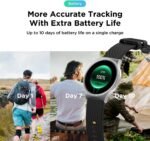 Motorola Moto Watch 120 - Premium Bluetooth Smartwatch with AMOLED Display, 10-Day Battery, Heart Rate & SpO2 Tracking, Fitness & Health Monitoring, Compatible with Android and iPhone - Silver - Image 4