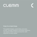 Clemm Chain Nylon Cable 60W, USB-C to USB-C, 3.9ft, Light Gray - Image 10
