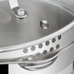 Jamie Oliver by T-fal Cook Smart 10-Piece Cookware Set, Uncoated Stainless Steel, Robust, Fast Heating, Even Cooking, Riveted Handle, Induction safe, Oven and dishwasher safe - Image 5