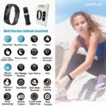 Fitness Tracker with Heart Rate Monitor/Step Counter/Calories, Smart Watch Activity Tracker Sleep Monitor, IP68, Health Tracker Pedometer for Man Women - Image 3