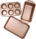 casaWare Toaster Oven 3-Piece Set (Rose Gold Granite) - Image 4