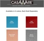 casaWare Toaster Oven 3-Piece Set (Rose Gold Granite) - Image 6