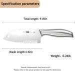 Julienne Slicer Stainless Steel Onion Cutter Scallion Shredder, Vegetable Chopper with Comb Teeth, Kitchen Gadgets (Full Stainless Steel) - Image 3