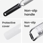 Lemon Zester Grater with Handle,L15" Cheese Grater for Hard Cheese,Chocolate & Nut Grater - Image 5