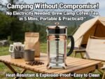 French Press Coffee Maker 21 oz, 304 Stainless Steel Double Mesh Filter, Borosilicate Glass, Heat-Resistant, BPA-Free, Ideal for Home, Office & Gift - Image 4