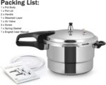 Small Pressure Cooker 4 Quart，Aluminum Pressure Cooker Compatible with Gas & Induction Cooker Fast Cooking Pot Even Heat Distribution for 2-3 People - Image 7