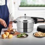 Small Pressure Cooker 4 Quart，Aluminum Pressure Cooker Compatible with Gas & Induction Cooker Fast Cooking Pot Even Heat Distribution for 2-3 People - Image 8