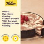 Wilton Platinum Non-Stick 9 Inch Springform Cheesecake Pan, Stainless Steel Bakeware, Made Without PFAS, Packaging May Vary - Image 4