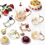 Enamel Glass Flower Tea Pot With Removable Loose Tea Leaf Infuser Tea Maker Teapot Set 30.4OZ Gifts for Women,Mom,Birthday - Image 5