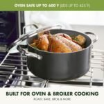 GreenPan Valencia Pro Ceramic Nonstick 16 Piece Cookware Set, Hard Anodized PFAS-Free Pots & Pans, Induction Ready, Compatible on All Cooktops, Dishwasher Safe, Oven Safe to 600F, Gray - Image 7