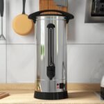 Commercial 120 Cup Coffee Urn 18L Large Capacity Stainless Steel Coffee Maker with 304 Stainless Steel Barrel, Adjustable Temperature, Food-Grade 304 Hot Coffee/Hot Water Dispenser - Image 3