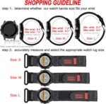 Compatible With Garmin Watch Band, Super Rugged Nylon Sports Strap With Woven Loop Design For Fenix/Forerunner/Approach/MARQ/Quatix/D2 Series, Tough Replacement Band For Men Women - Image 4