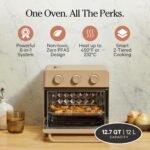 Our Place Wonder Oven | 6-in-1 Stainless Steel Air Fryer Toaster Oven Combo with Basket, Rack, Pan & Tray | Compact 13 QT Countertop Capacity - Toast, Roast, Bake, Reheat, Broil & Steam | Steam - Image 3