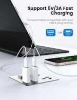 MOSWAG USB to USB C Adapter 2 Pack, USB C to USB Adapter, USB to C Adapter Compatible for iPhone 17/16/15 Mini Pro Max, Apple MagSafe Watch 11/10/9/8, Galaxy S20-25, iPad Air Mini 6/7, CarPlay - Image 4