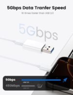 MOSWAG USB to USB C Adapter 2 Pack, USB C to USB Adapter, USB to C Adapter Compatible for iPhone 17/16/15 Mini Pro Max, Apple MagSafe Watch 11/10/9/8, Galaxy S20-25, iPad Air Mini 6/7, CarPlay - Image 5