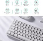 RK ROYAL KLUDGE RK84 Wireless RGB 75% Triple Mode BT5.0/2.4G/USB-C Hot Swappable Mechanical Keyboard, 84 Keys BT5.0 Gaming Keyboard w/High-Capacity Battery, Quiet Red Switch - Image 3