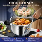 Pressure Cooker Stainless Steel ollas de presión para cocinar stovetop small pressure cookers 3qt olla de presion rice cooker mini pressure cookers - Image 5
