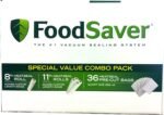 FoodSaver Special Value Vacuum Seal Combo Pack 1-8"Roll; 4-11"Rolls; 36 Pre-Cut Bags - Image 4