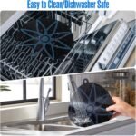 Thermochromic Silicone Induction Cooktop Protect Mat, Two pcs 9.5 inch Silicone mat for Induction Cooktop,Induction Cooktop protective cover - Image 5