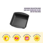 Wilton Gold Non-Stick 8 x 8 Inch Square Brownie Cake Pan, Stainless Steel Bakeware, Made without PFAS, Packaging May Vary - Image 4