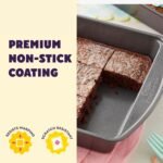 Wilton Gold Non-Stick 8 x 8 Inch Square Brownie Cake Pan, Stainless Steel Bakeware, Made without PFAS, Packaging May Vary - Image 6