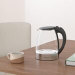 AZEUS Electric Kettle 1800W Cool Touch Tea Kettle Anti-scalding Design 1.8L Large Capacity Kettle BPA-Free, White - Image 3