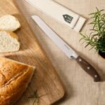 Bloomhouse 8 Inch German Steel Bread Knife W/Walnut Wood Forged Handle - Image 3