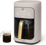 14-Cup Programmable Drip Coffee Maker Touch-Activated Display 1200W Auto-Brew by Drew Barrimore (Porcini Taupe) - Image 4
