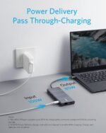 Anker USB C Hub, 11-in-1 Docking Station with 4K@60Hz HDMI and DP, 85W Power Delivery, USB-C&3 USB-A Data Ports, 1 Gbps Ethernet, 3.5mm Audio, microSD and SD Card Reader - Image 4