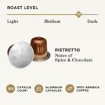 Peet's Coffee, Dark Roast Espresso Capsules, Compatible with Nespresso Original Machine, 100% Arabica Coffee - Ristretto Intensity 10, 100 Count (10 Boxes of 10 Espresso Capsules) - Image 4