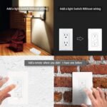 Wireless Dimmer Light Switch and Receiver Compatible With Alexa - Smart Wall Switch for Ceiling Lights, Fans, Lamps - Image 4