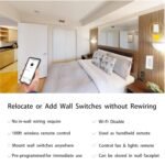 Wireless Dimmer Light Switch and Receiver Compatible With Alexa - Smart Wall Switch for Ceiling Lights, Fans, Lamps - Image 5