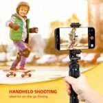 Zeadio Heavy Duty Mini Metal Tripod Stand - Universal Small Table Tripod for Camera, Gimbal, Action Cam, Camcorder, Microphone, LED Light, etc(40kg/88lb Load) - Image 4