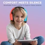 Wireless Gaming Headset for Nintendo Switch/Lite/OLED, Wireless Gaming Headphones with Mic for Nintendo Switch 2/Fortnite/Sports - Red/Blue - Image 5