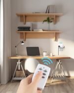 HBN Wireless Remote Control Outlet with 2 Individual Switch Control, Compact Design Sockets Plug Up to 100ft Remote Range, Battery Included, 15A/1875W, ETL Certified - Image 4