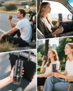 Portable Espresso Maker, 20 Bar Electric Espresso Machine for Travel, Camping, Rechargeable USB-C Mini Coffee Maker for NS Capsule Pods and Ground Coffee, Gray - Image 6